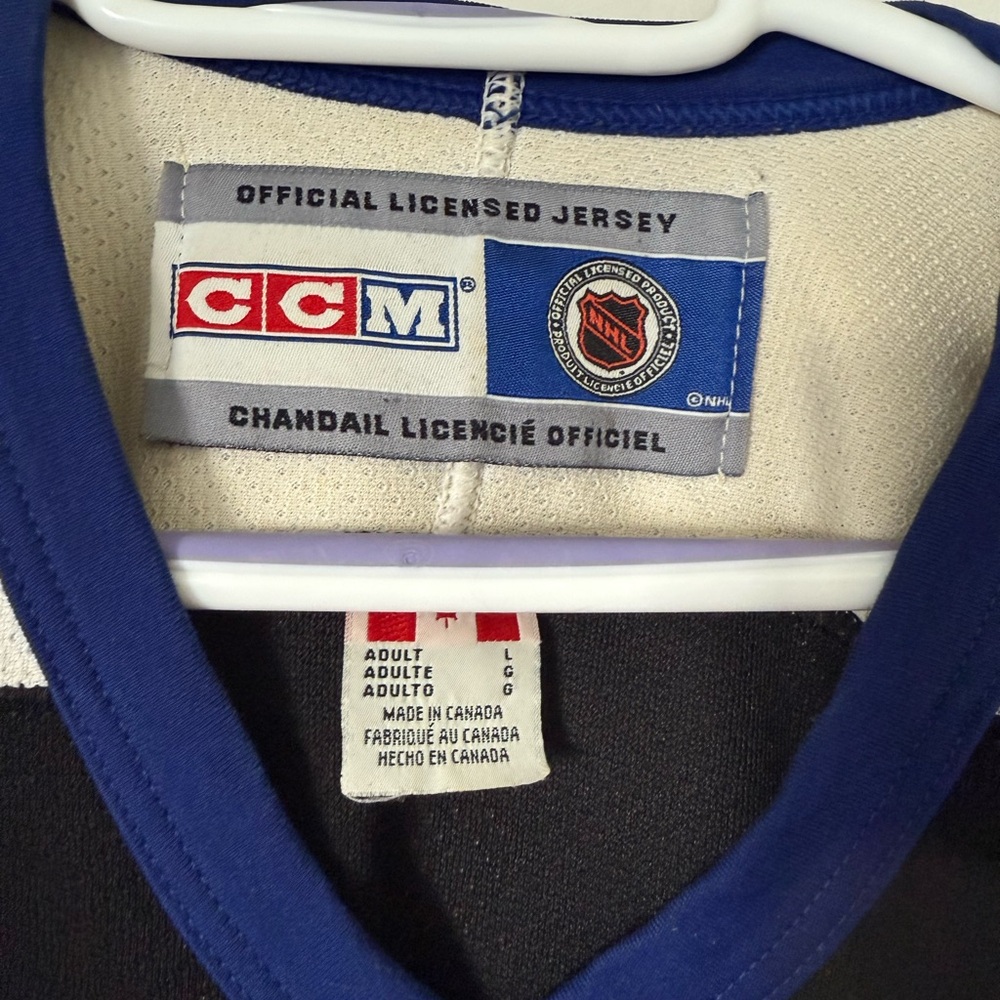 Vintage CCM Tampa Bay Lightning Jersey Black Hockey NHL 90s Men’s Size Large - Picture 10 of 10